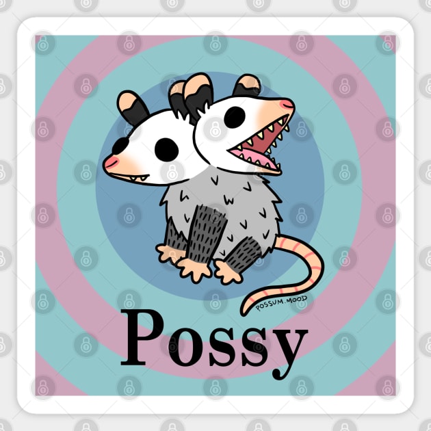 Possy Sticker by Possum Mood